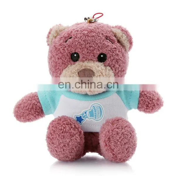Colorful Wholesale Plush Stuffed Mini Teddy Bear Plush Bear Keychain photo-2