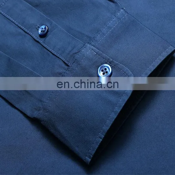 Cheap Wholesale Formal Men Dress Shirt With 100% Cotton photo-6