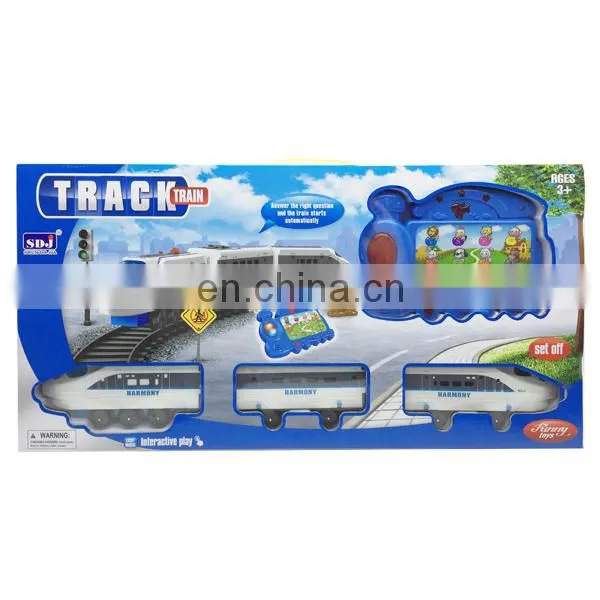 Christmas Gift rc Interactive Educational Train Railway Set Toy photo-2