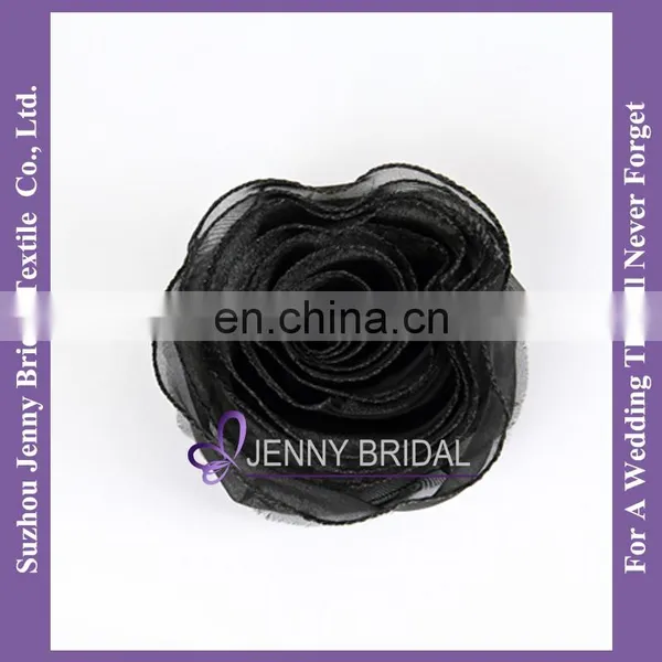 C405 Chair Bow With Wholesale Organza Flowers Chair Cover With Organza Sash for Wedding photo-3