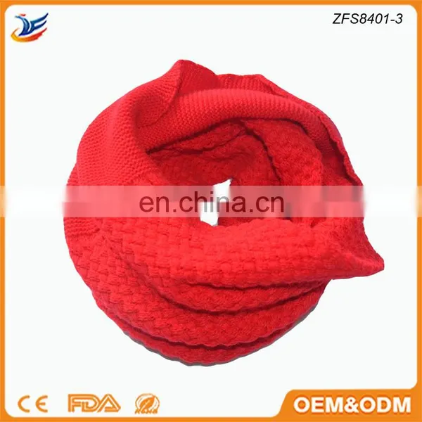 Wholesale Knitting Free Pattern Scarf and Jacquard Snood Scarf Loop Scarf photo-2