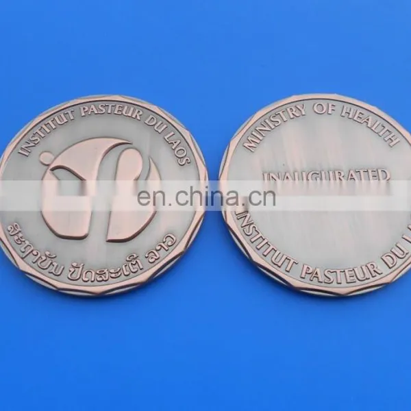 Custom Gold Hope Challenge Coin for States of Islands photo-2