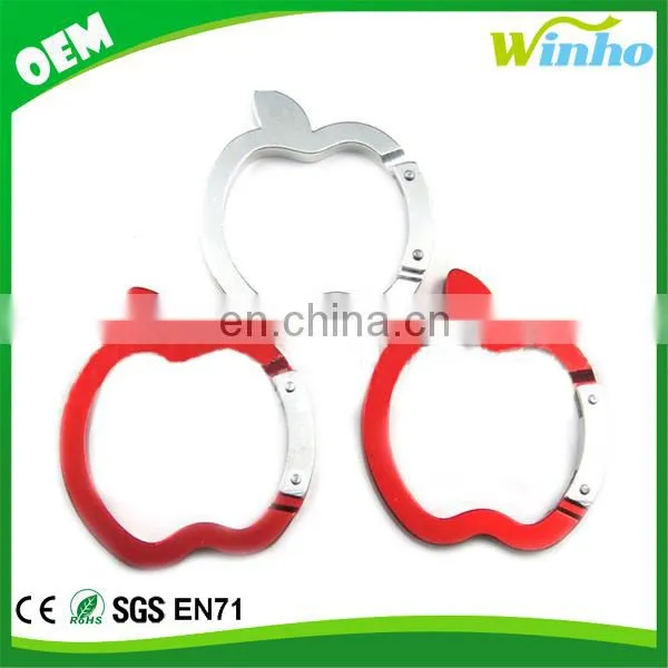 Winho Apple Carabiner Keychain With Split Ring Attachment photo-3