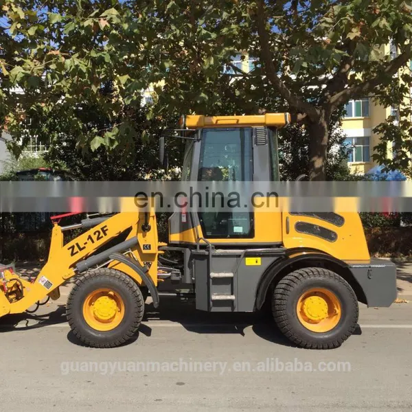 China Hydraulic Wheel Loader ZL12F With Snow Tires,min Loader photo-4