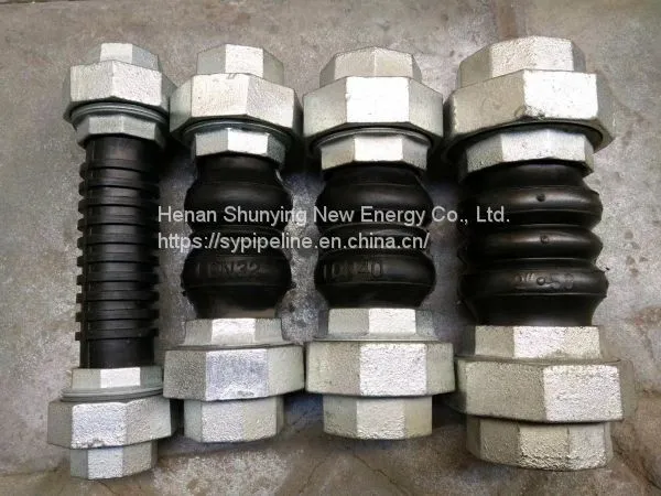 Union Type Screwed/threaded Connector Rubber Bellow Expansion Flexible Joint in Pipe Fittings photo-4