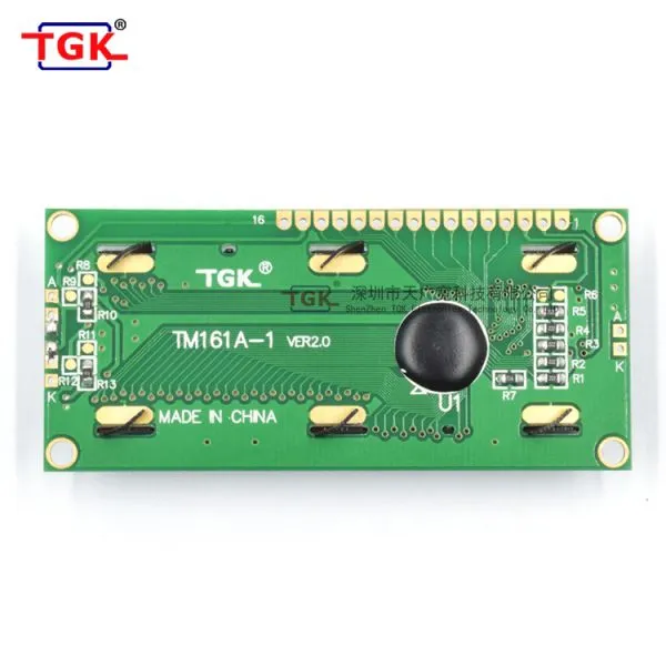 Lcd 16X1 Display Backlit Intercom Stn Character Blue/yellow-green Monochrome Display Screen 1601 Lcd Module photo-3