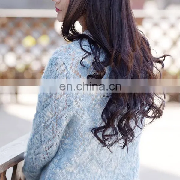 Wholesale Mohair and Wool and Acrylic Blended Fluffy Lace Weight Hand Knitting Yarn Ball for Scarf photo-6