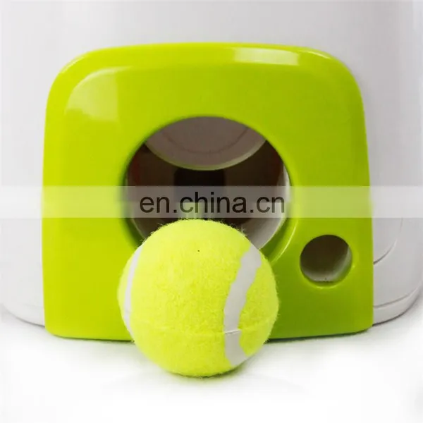 Nontoxic Interactive Training Reward Machine Smart Pet Dog Food Spiller Tennis Ball Feeder Toy photo-6