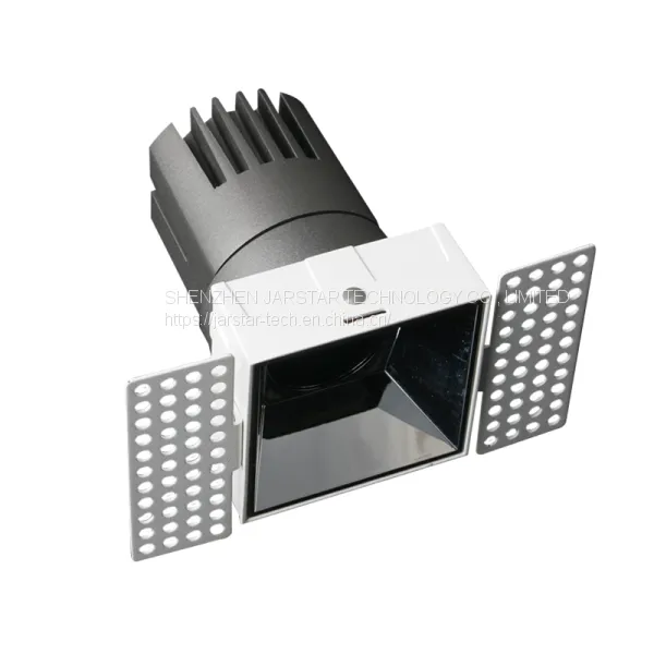 LED Hotel Downlight HTC Square Series LED Downlights Exporter Recessed Adjustable Led Downlight Price photo-2