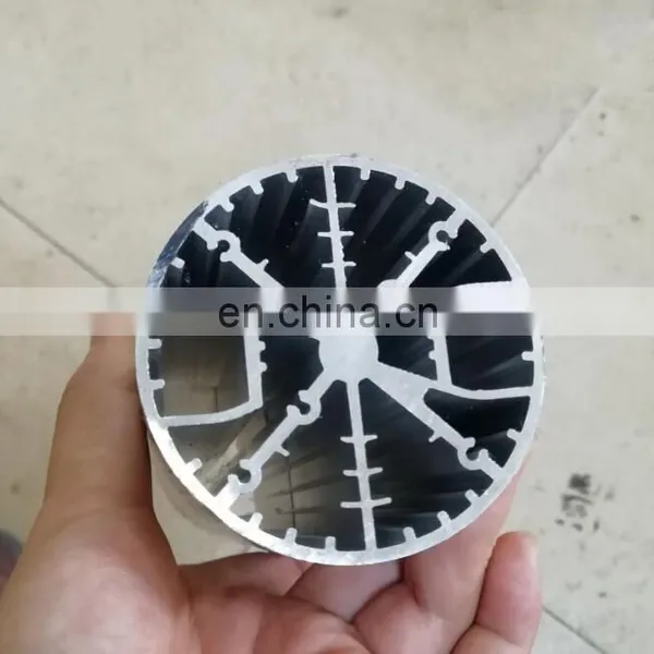 TOSHINE Silvery Anodized Led Round Heat Sink Extrusion photo-4