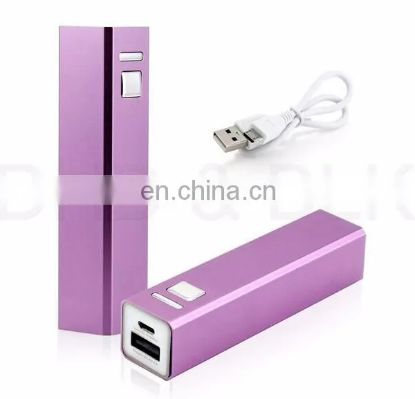 Portable Cute Lipstick Powerbank 2000mah Christmas Gift From Express China photo-2