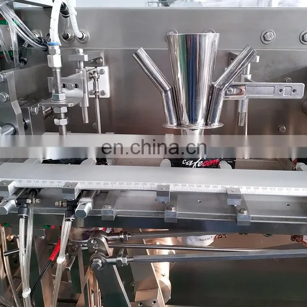 KV Automatic Pillow Type Premade Bag Doypack Cocoa Milk Powder Washing Powder Spice Packing Machine photo-4