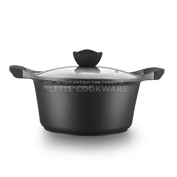 Non Stick Die Cast Marble Coating Aluminum Sauce Pan Aluminum Pan Manufacturer photo-4