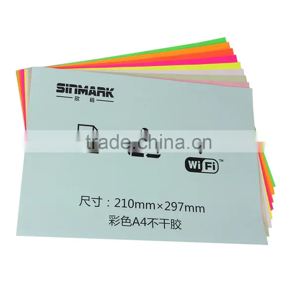 SINMARK Color Series Bright Orange Clear Vinyl Sticker Paper photo-5