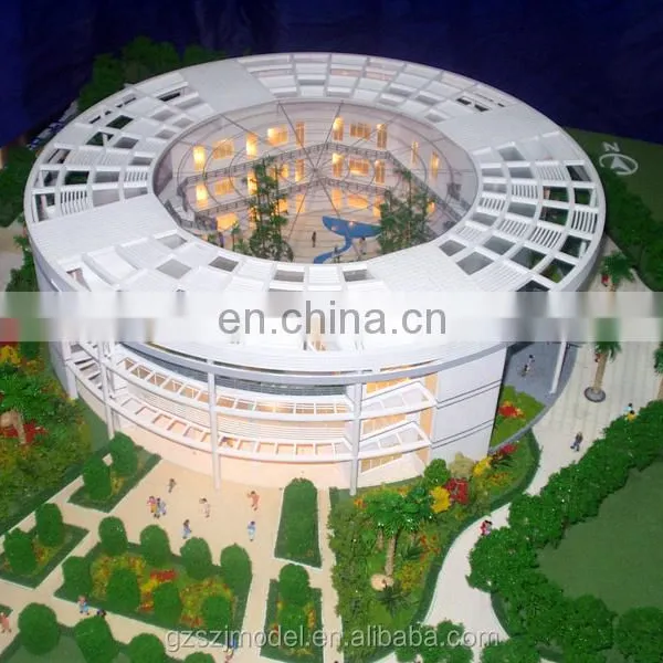 ho Scale Exhibition Model for Real Estate/miniature Architecure Model/modern House Plan photo-2