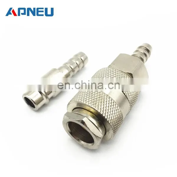 European Standard EU Euro Type Pneumatic Fitting Quick Coupling Connector Coupler For Air Compressor 6mm 8mm 10mm Hose Barb photo-5
