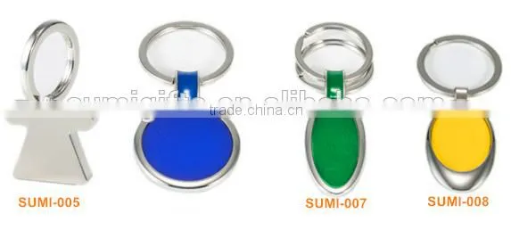 Custom LOGO Design Metal Name Sublimation Blank Keychain/keyring photo-2