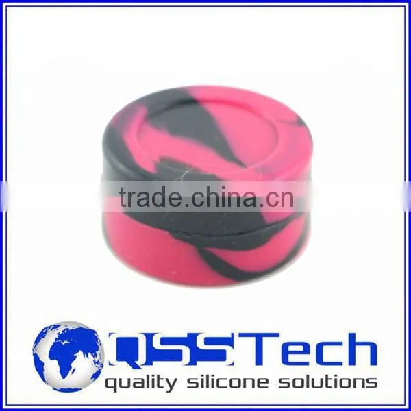 High Quality 7ml Customized Small Glass Ointment Jars/ Oil Dab Wax Container/ Silicone Wax and Oil Container