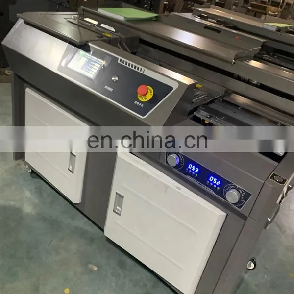 UK5 Semi Automatic Hot Thermal Glue Spine Book Binder, Hotmelt Eva Glue Notebook Binding Machine photo-2