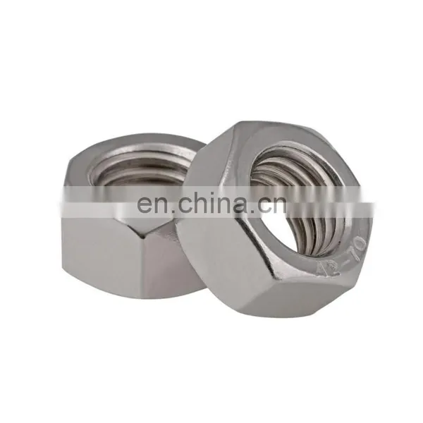 Stock Factory Price M10 Hex Head Bolt Nut SS304 SS316 M6-M20 Hot Dip Galvanized Hex Bolt And Nut photo-5