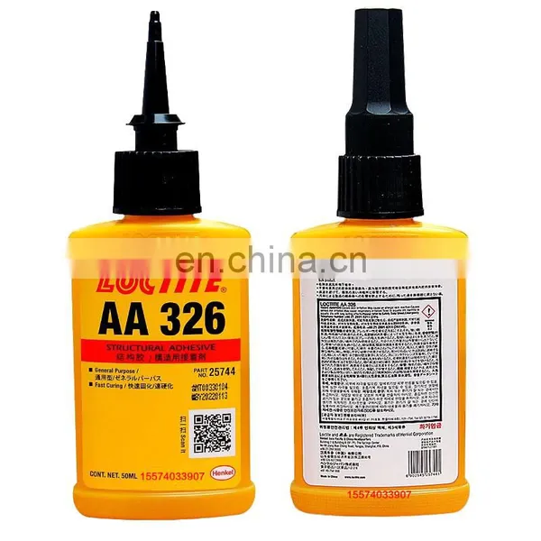 Loctites AA 326 Acrylstrukturkleber Ein-Komponenten-Superkleber in Gelb, Magnetstahlkleber für Magnet, Metall und Glas 326 photo-2