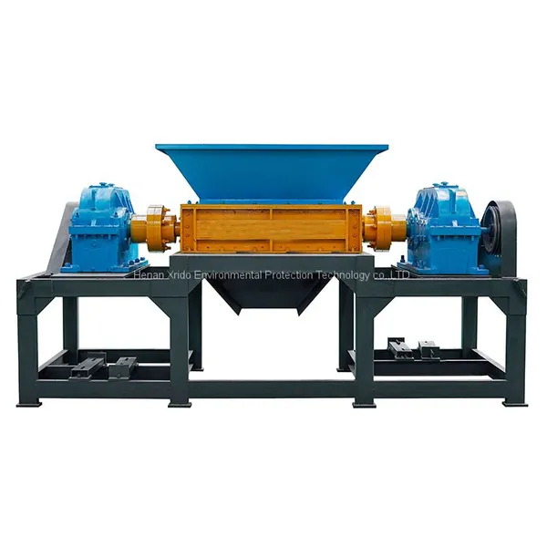 Hot Sale Double Shaft Waste Plastic Shredder Machine