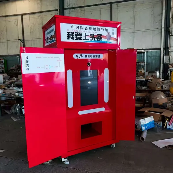 Customized Retro Newspaper Camera, Mall Warm-up Interactive Device, Supports QR Code Payment photo-3