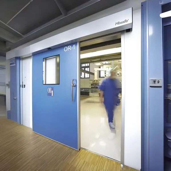 High Quality Hermetic Clean Room Automatic Sliding Door Airtight Clean Door for Hospital photo-4