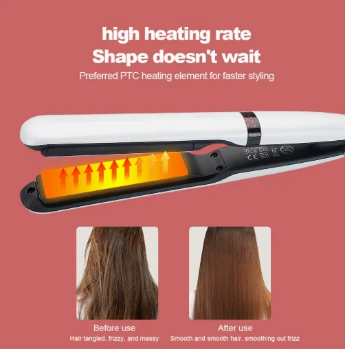 Dual-purpose Non Damaging Hair Straightener With Inner Buckle Straight Plate Clip（Wechat:13510231336） photo-4