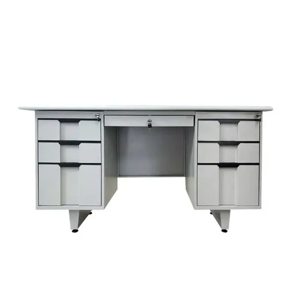 Modern Steel Office Desk Office Metal Computer Table photo-5