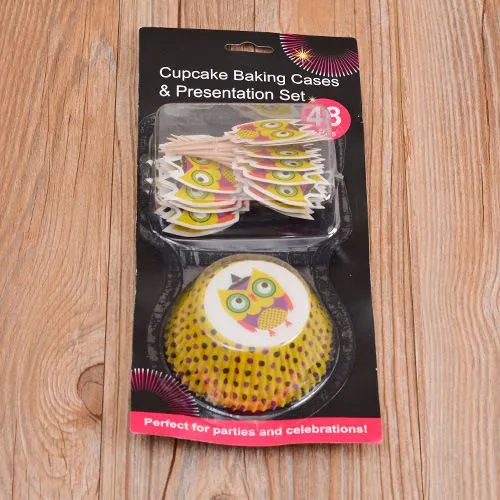 All-in-one Cupcake Kit Cake Toppers and Cake Cup Set Greaseproof Cupcake Case – Perfect for Themed Birthday Parties or Classroom Treats photo-5