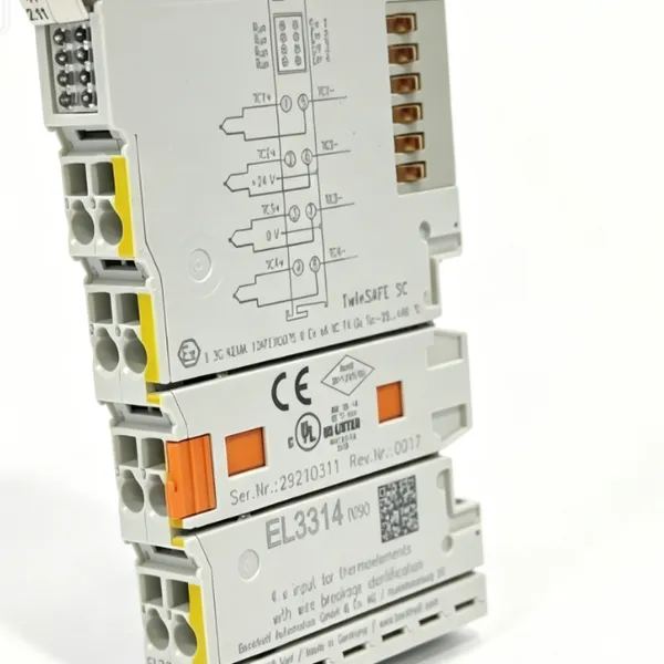 Beckhoff EL3314-0090 EtherCAT 4-Channel Thermocouple Input Terminal 16-Bit Temperature Measurement TwinSAFE SC Module photo-2