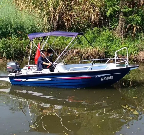 YATE 4.2m Thickened Aluminum Alloy Speed Fishing Boat Customizable Vessel photo-3