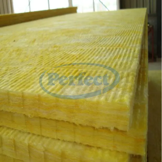 High Density Glass Wool Board, Fiberglass Insulation Panel, Sound & Heat Resistant Glasswool photo-2