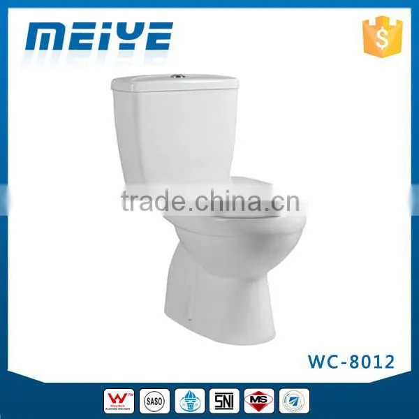 Two-piece Washdown WC Pan Toilet S-trap 150/250mm WC-8012