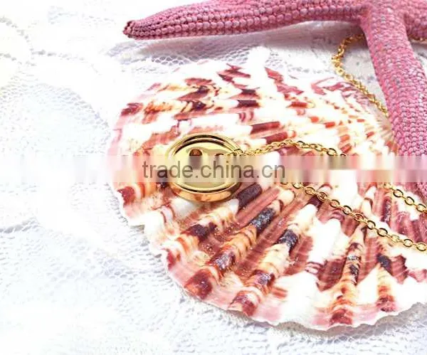 Gold Necklace Designs in 10 Grams Button Girlfriend Lucky Necklace photo-3