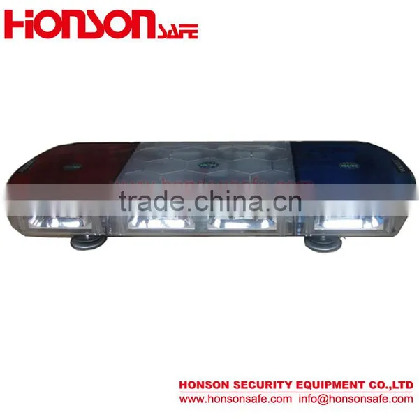 LED PC Dome and Alumimun Base Magnetic Installation High Power LED Warning Vehicle Mini Lightbar HSM424 photo-6