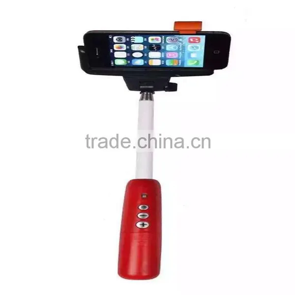 Newest 2016 Retracble Wireless Selfie Stick China Wholesale Hot Sale Selfie Stick With Bluetooth photo-2