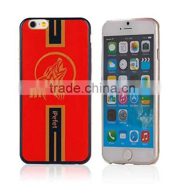 Factory Price Colorful Printing Clear Bumper TPU Back Phone Case Cover For IPhone 6/s