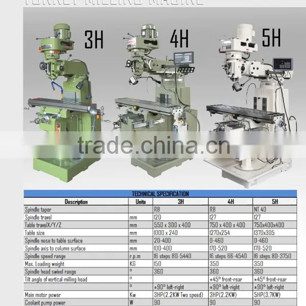 3H Radial Milling Machine