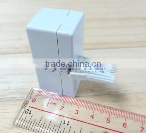 BT 1 Male to Dual Female RJ11 6P4C Plug Telephone Cable Adapter photo-6