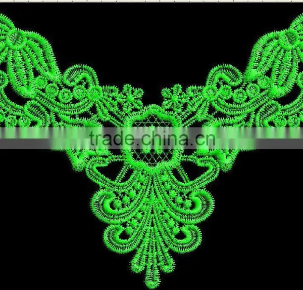 2016 New Chemical Water Soluable Lace Halter Neck Wedding Dresses photo-4