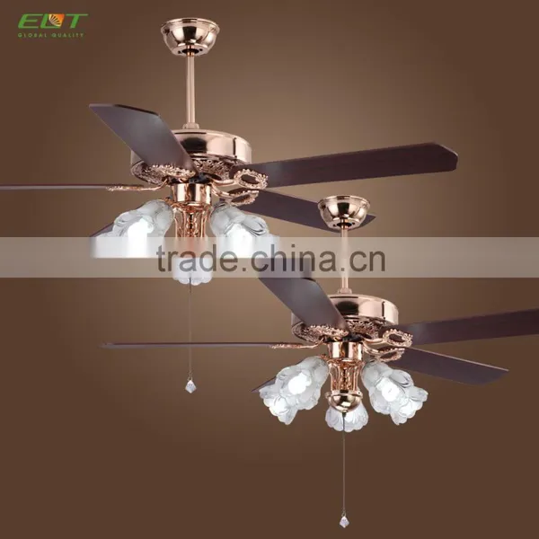 Home Decorative Classical Design Ceiling Light Fan With Pulling Switch Quality Choice photo-2