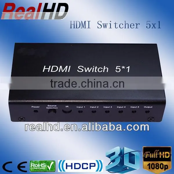 5x1 Wireless 5g hd av Kit W/HDMI Switch + ir