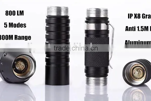 (130212) Military Level/Tactical/Led Flashlight Police With 18650 Battery photo-3