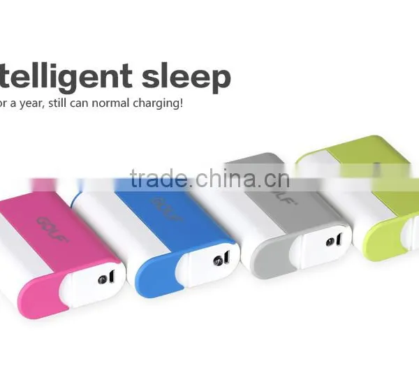 GOLF GF-202 5200MAH Power Bank With Mobile Phone Stents+the Mirror Intelligent Sleep Power Bank for Universal Device photo-3