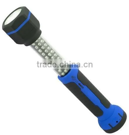 30+6 LED Pull Up Rechargable Telescopic Flashlight Work Light photo-5