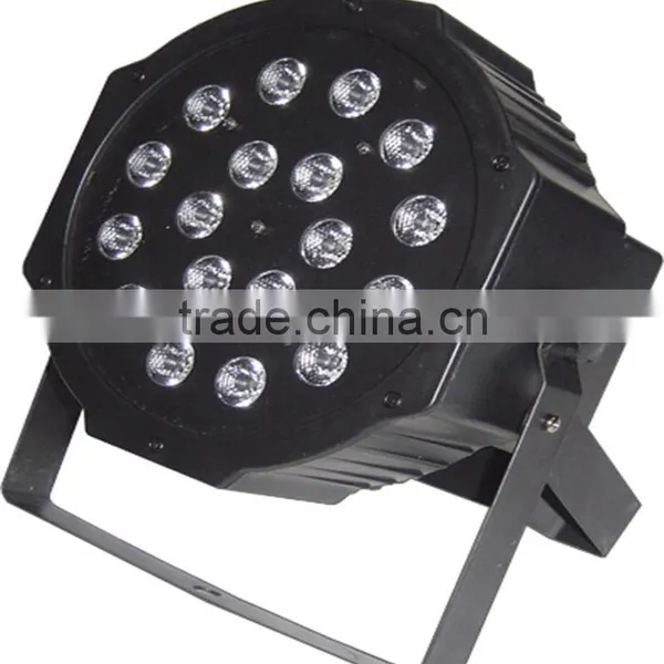 RGB PAR Light 18 LEDs DMX512 Color Mixing Wash Can Stage Light Disco DJ Wedding Party Show Live Concert Lighting photo-2