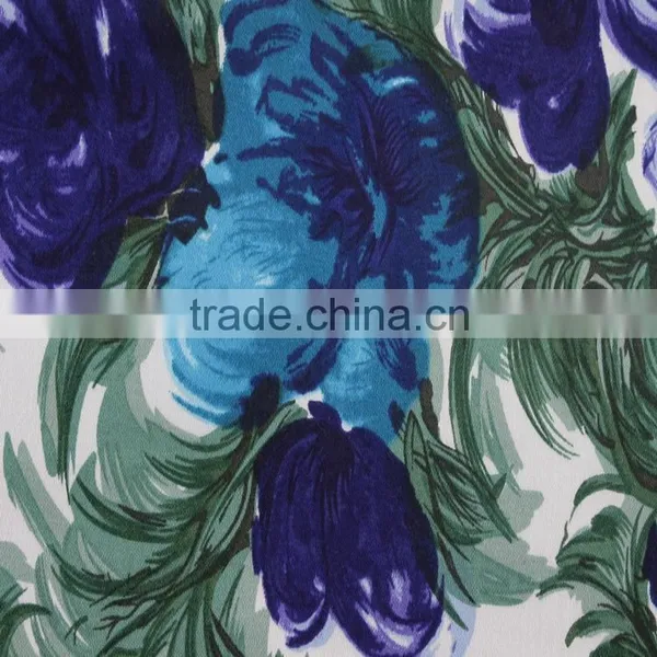 Beaulty Flower Design Printed 100% Cotton Fabric for Bulk Wholesale Clothing photo-2