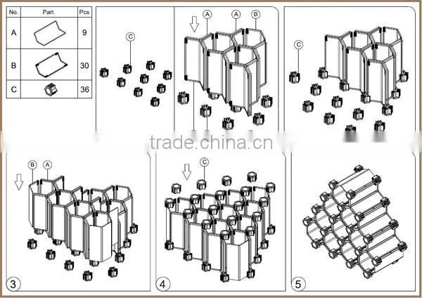 Modern Design Excellent Quality Red Wine Rack photo-4